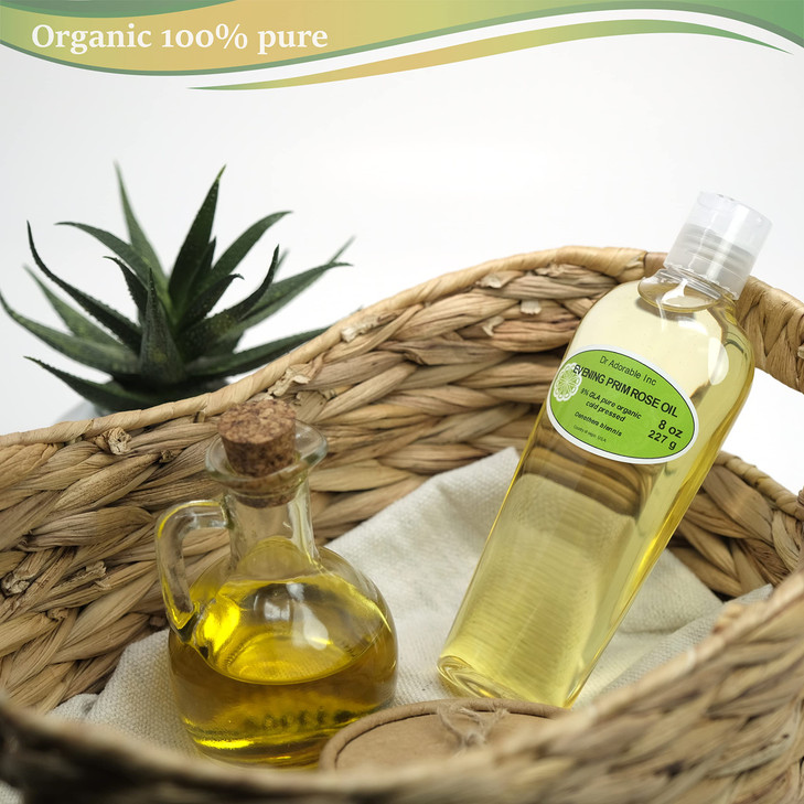 Dr Adorable 8 oz Evening Primrose Oil 100 Pure Natural Organic Cold Pressed