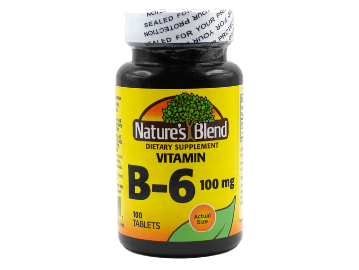 NAT B Vitamin B-6 TB 100MG 100 online at globaldelivered