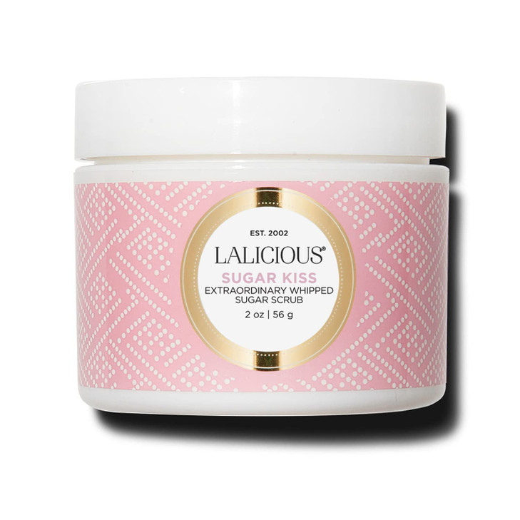 LaLicious Sugar Kiss Extraordinary Whipped Sugar Scrub Cane Sugar Body Foot Scrub Exfoliating Moisturizing Skin Care wit