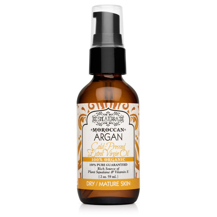 Shea Terra Organics 100 Pure Moroccan Argan Oil Extra Virgin Certified Organic