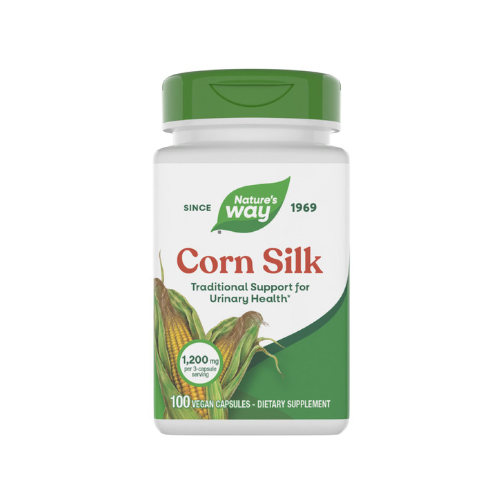 Nature's Way Corn Silk - 1,200 mg per 3-Capsule Serving - Traditional Urinary Health Support* - Corn Silk Dietary Supplement - Vegan & Gluten Free - online at globaldelivered