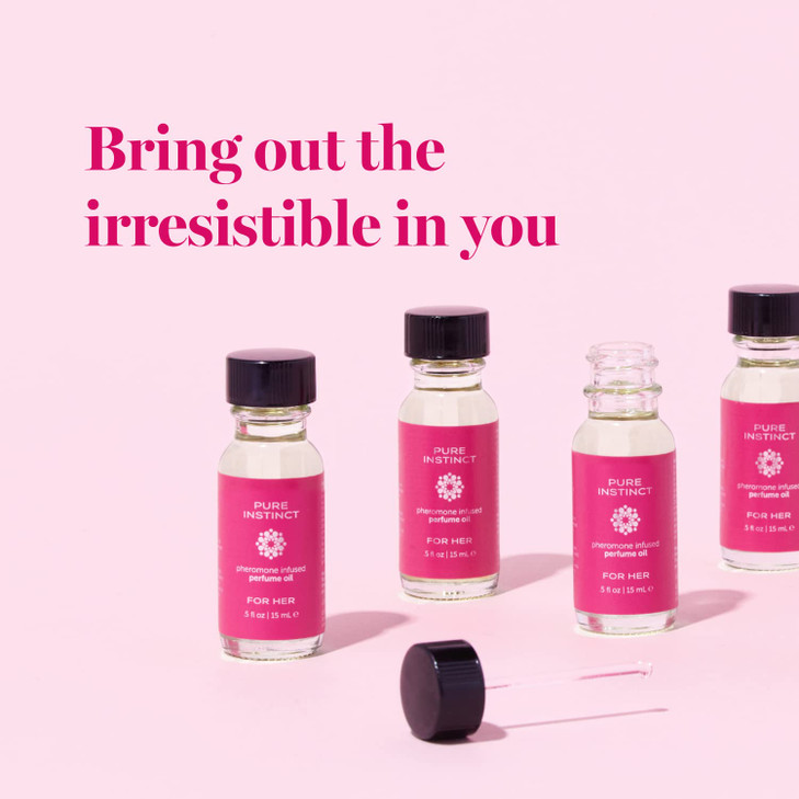 Pure Instinct Pheromone Infused Essential Oil for Her 5oz