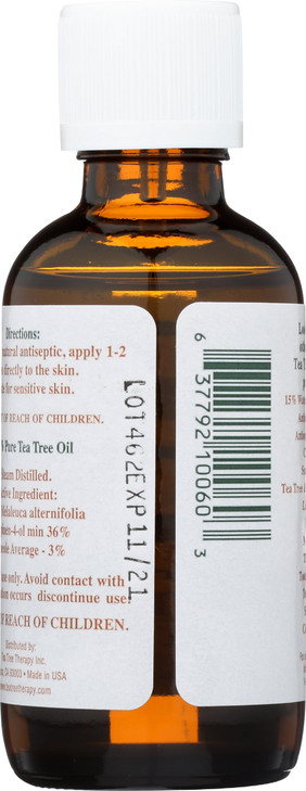 Tea Tree Therapy 100 Pure Australian Tea Tree Oil 2Ounce Bottle