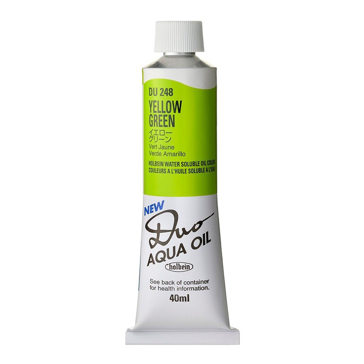 Holbein Duo Aqua Oil Yellow Green A 40ml