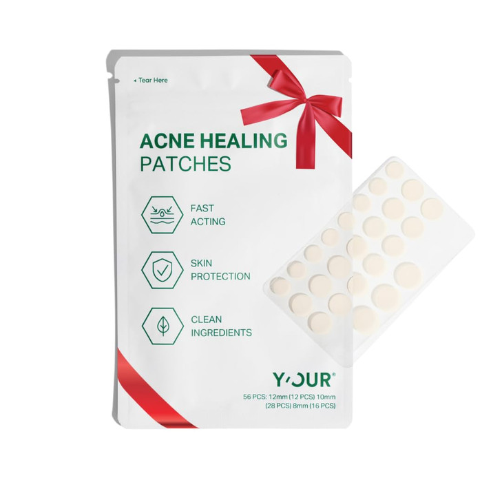 YOUR Improving Acne Patches Ultrathin Hydrocolloid Healing Pimple Patch for Face Purifies Alleviates Stubborn Blemishes