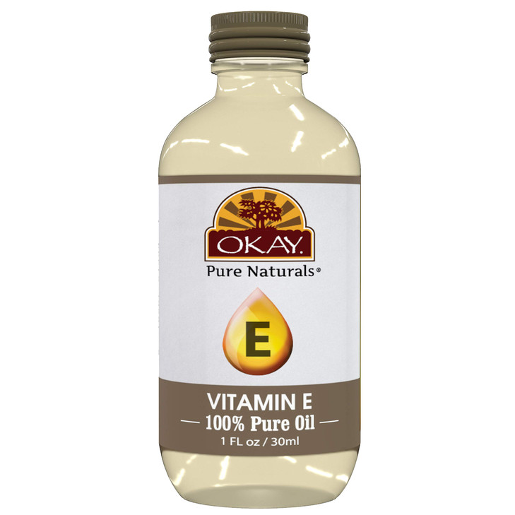 Okay Vitamin E Oil For All Hair Textures Skin Types All Natural 1 Fl Oz