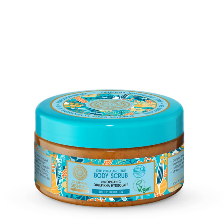 Sea Buckthorn and Honey Body Scrub 300 Ml Natura Siberica