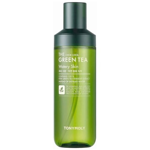 TONYMOLY The Chok Chok Green Tea Watery Skin Toner for Face Green Tea Korean Toner Hydrating Moisturizing Korean Skin Ca