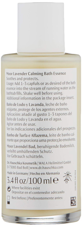 Dr Hauschka Moor Lavender Calming Bath Essence 34 Fl Oz