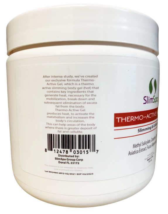 Slim Spa Slimming Hot Gel 16 Oz