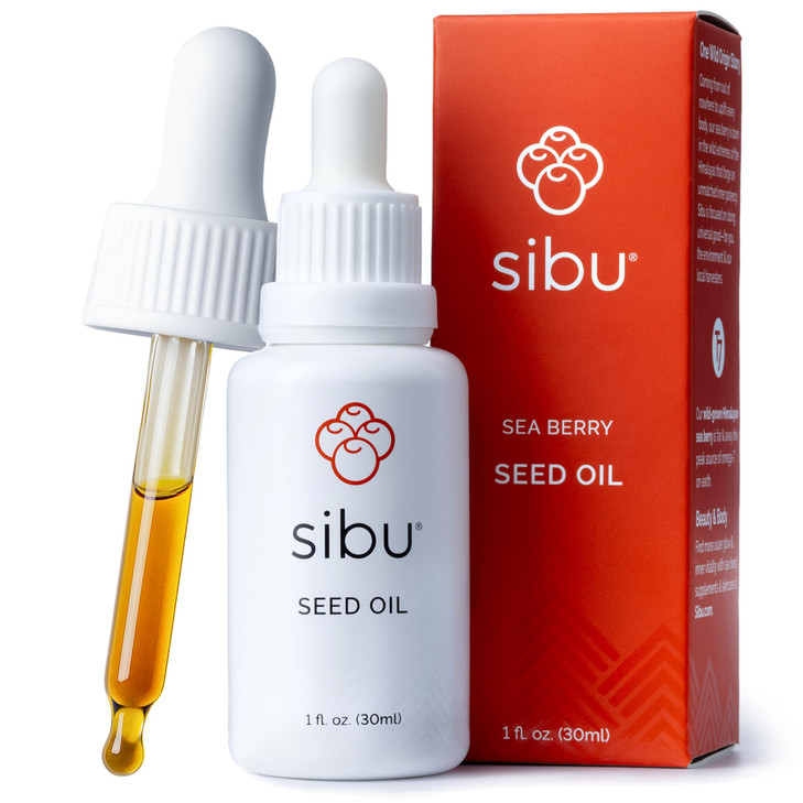 Sibu Premium Himalayan Sea Buckthorn Seed Oil USDA Organic 30ml Amazing for Sensitive Skin Breakouts Irritation
