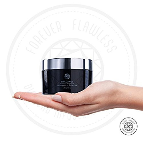 Forever Flawless BRILLIANCE Diamond Body Scrub with Raw Sugar Premium Sea Salt Vitamin E Exfoliating Nourishes FF83 882