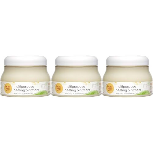 Burts Bees Baby 100 Natural Origin Multipurpose Healing Ointment Face Body Baby Ointment 75 Ounce Tub Pack of 3