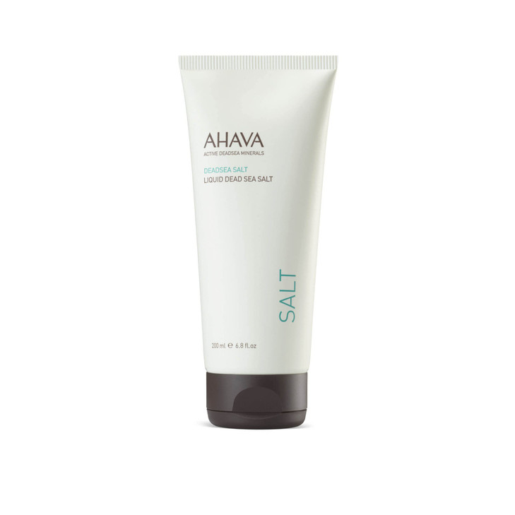 AHAVA Liquid Dead Sea Salt Gel InShower SPA Treatment Gel to Reclaim Moisture Natural Barrier Supports Skins Rejuvenatio