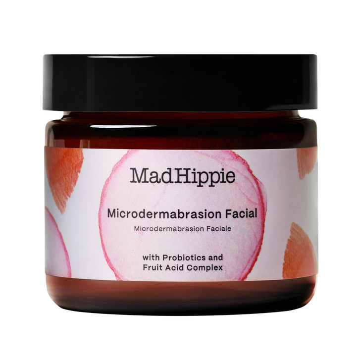 Mad Hippie MicroDermabrasion Facial Exfoliating Face Scrub with Glycolic Acid Mandelic Acid AHA Complex Hyaluronic Acid