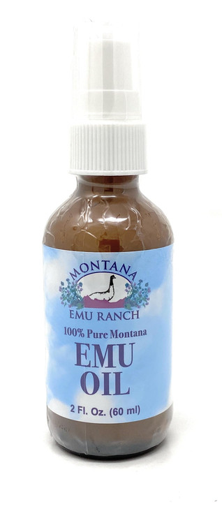 100 Pure Montana Emu Oil Montana Emu Ranch Co 2 oz Liquid