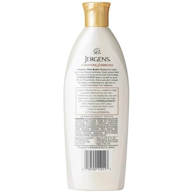 Jergens Shea Butter Deep Conditioning Moisturizer 8 oz Pack of 4