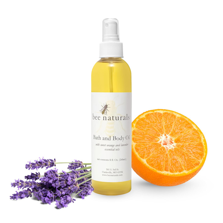 Bee Naturals Bath Body Oil 8 fl oz