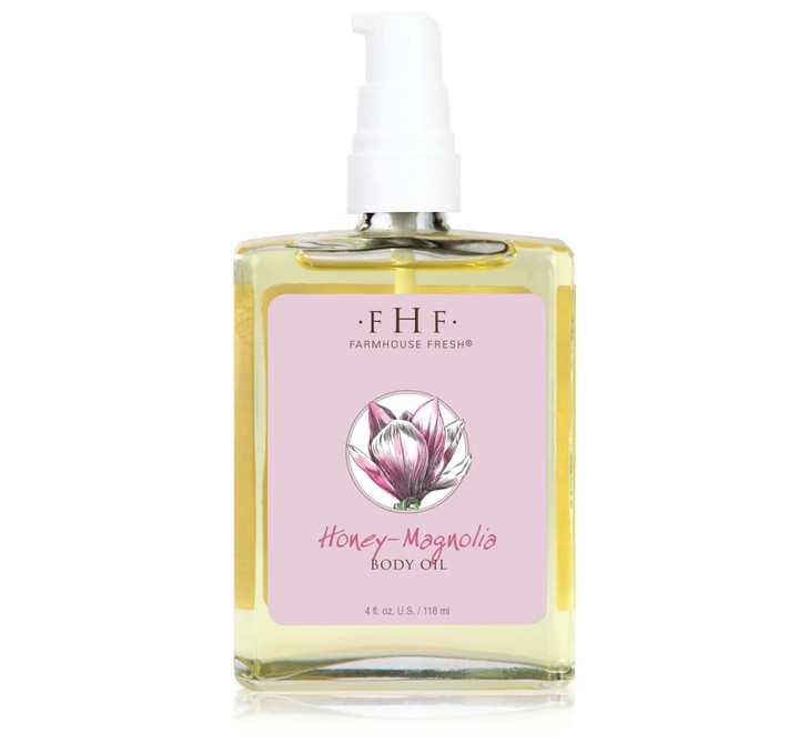 FarmHouse Fresh Honey Magnolia Body Oil 4 Fl Oz Pack of 1