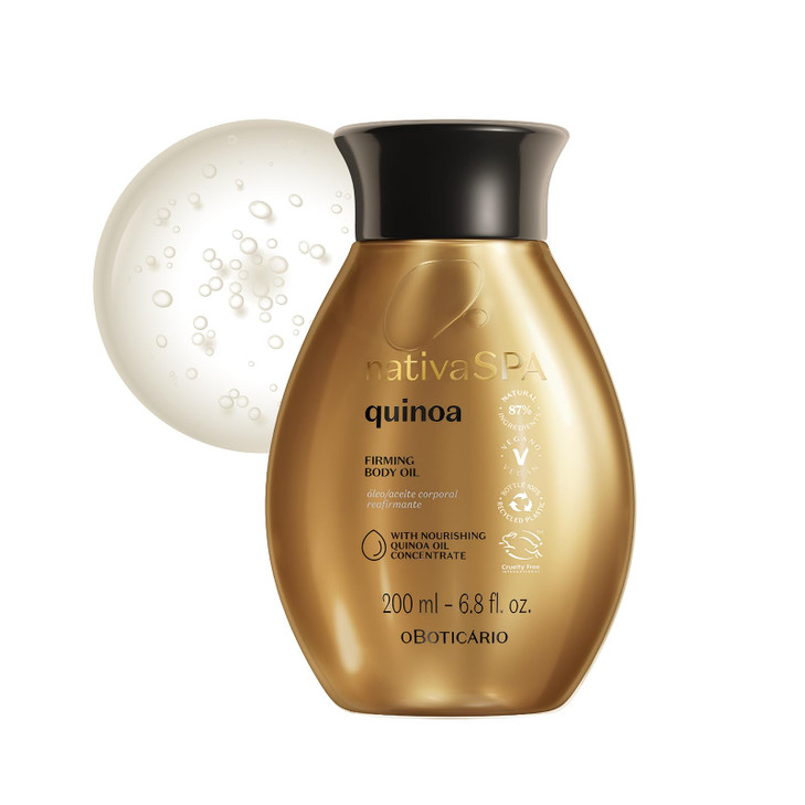 Nativa SPA by O Boticario Quinoa Hydrating Body Oil Soft and Healthy Skin 68 oz 200 ml
