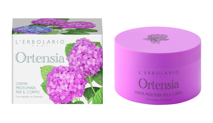 LErbolario Hydrangea Perfumed Body Cream Natural Moisturizer for Dry Skin With Hydrangea Root and Vitamin E Locks In Las