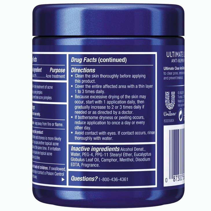 Noxzema Ultimate Clear Pads Anti Blemish 90 ct Pack of 4