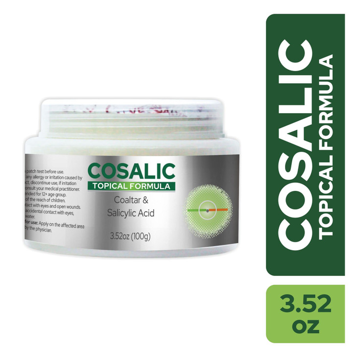 SALVE Cosalic Coal Tar Salicylic Acid Ointment 100 g 35 oz Pack of 4 Psoriasis Relief Cream for Scaly Itchy Flaky Skin