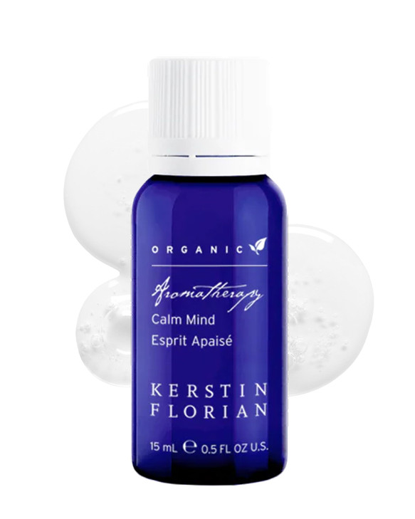 Kerstin Florian Organic Calm Mind Aromatherapy Oil With Lavender Peppermint and Cajeput 5 fl oz