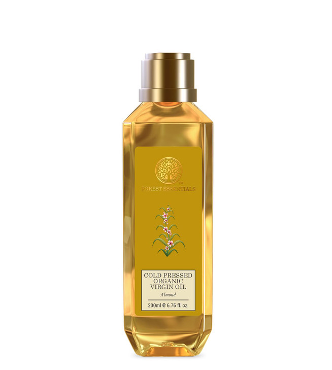 Forest Essentials Organic Cold Pressed Virgin Almond Oil 200ml