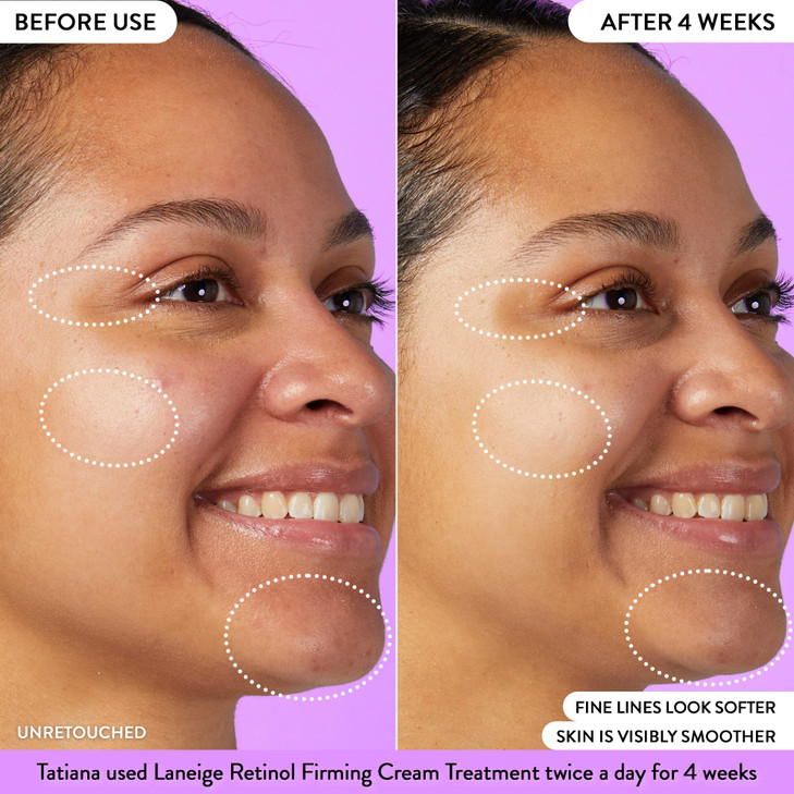 LANEIGE Retinol Firming Cream Treatment AntiAging Moisturizer to Visibly Firm Skin Smooth Fine Lines and Wrinkles