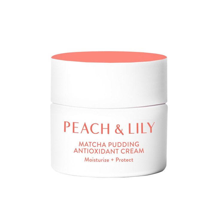 Peach Lily Matcha Pudding Antioxidant Cream 169 fl oz Face Moisturizer Cream Protect Hydrate Skin Green Tea Vitamin B3 N