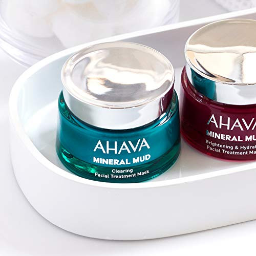 AHAVA Mineral Mud Clearing Facial Treatment Mask Rich Mud Mask to Clear Pores Reduce Blemishes Nourishes Refreshes Revit