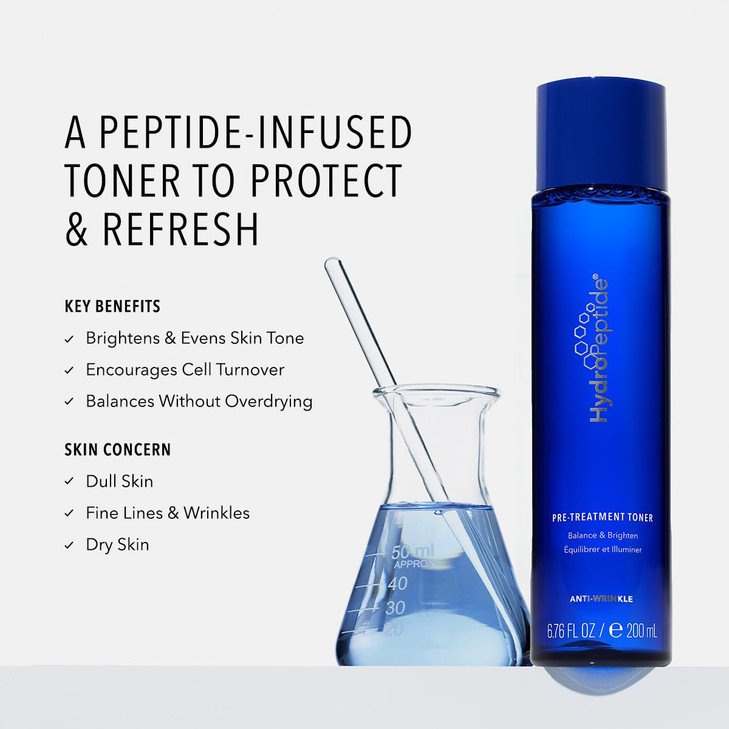 HydroPeptide PreTreatment Toner Balance and Youthful Refreshed Appearance 676 Ounce