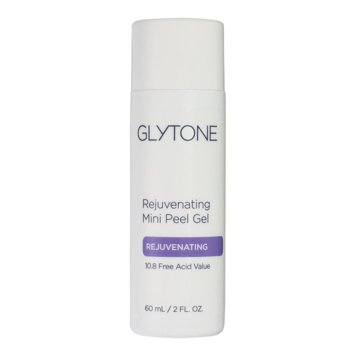 Glytone Rejuvenating Mini Peel Gel Face Exfoliator with 108 FAV Glycolic Acid Peeling Gel for Face Retexturizes and Redu