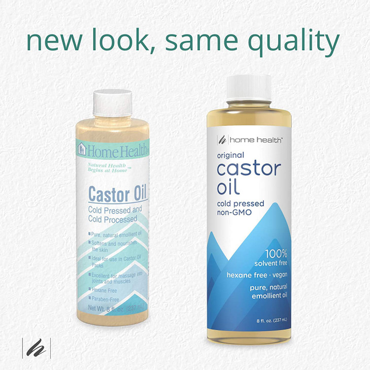 Home Health Castor Oil 32 fl oz Pack of 2 Conditioning Oil for Body Skin Brows NonGMO USDACertified Organic Cold Pressed