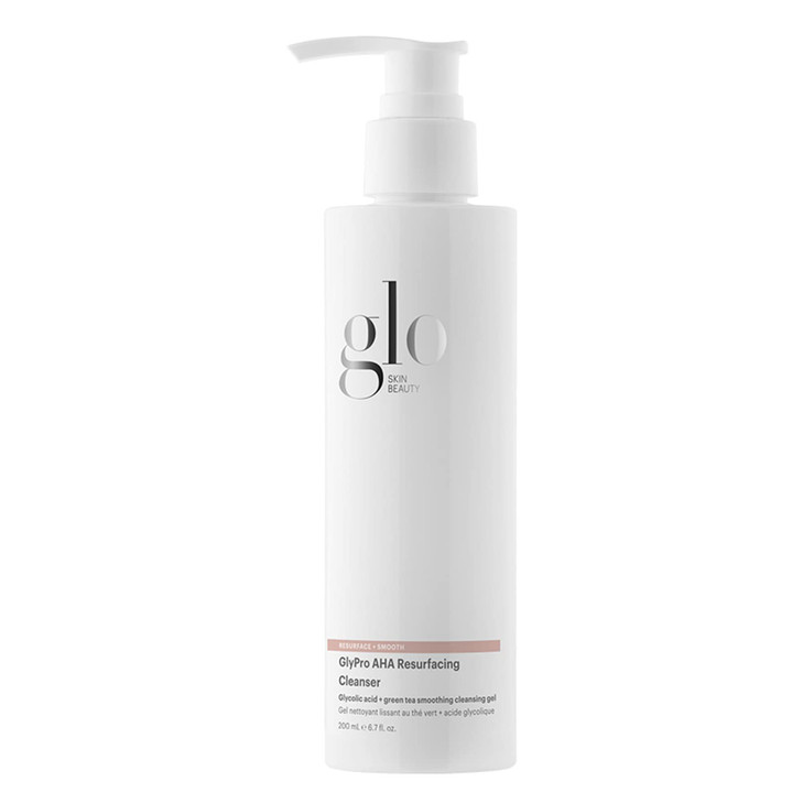 Glo Skin Beauty GlyPro AHA Resurfacing Cleanser Smoothing Refining Gel Cleanser Targeting Texture Dullness Clogged Pores
