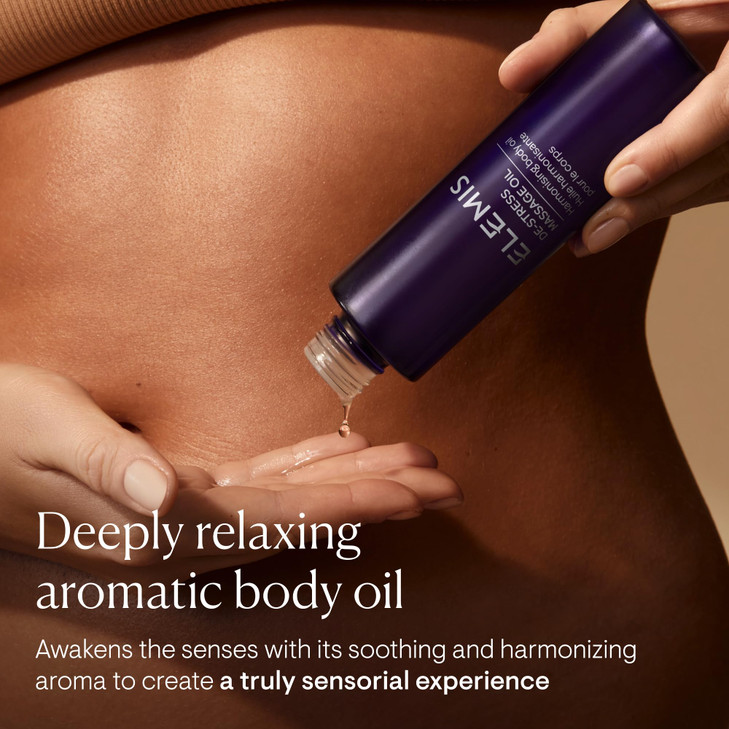 ELEMIS Massage Oil Fast Absorbing Deeply Penetrating Body Oil with Essential Oils Moisturizing Skin Oil Soothe Muscles C