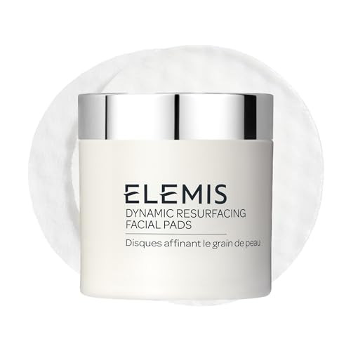 ELEMIS Dynamic Resurfacing Facial Pads Blackhead Refining Treatment Gentle Daily Skin Resurfacer Lactic Acid TriEnzyme 6