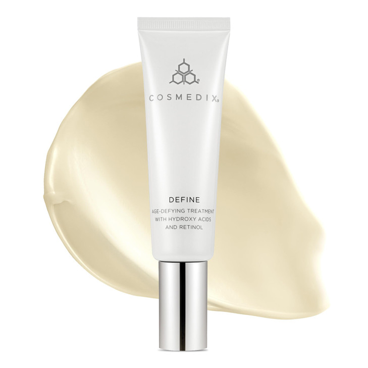 COSMEDIX Define AntiAging Face Cream with Hydroxy Acid Retinol Complex AgeDefying Facial Moisturizer for Fine Lines Wrin