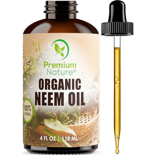 Organic Neem Oil for Skin and for Hair 100 Pure Cold Pressed Neem Oil for Essential Oil Mixing Massage Oils Nem Oils Spr