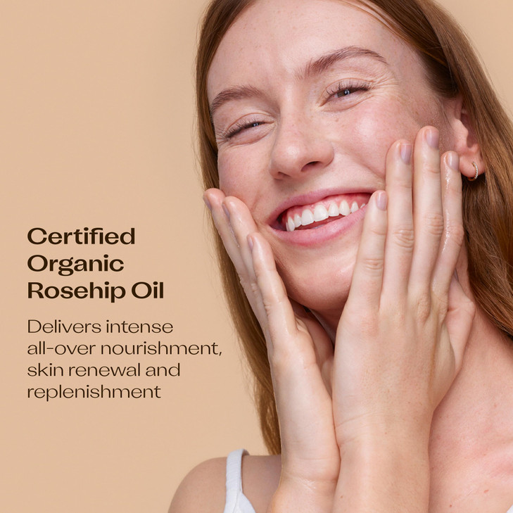Trilogy Certified Organic Rosehip Oil Intensive Nourishment Improves Appearance of Scars Stretch Marks Fine Lines Wrinkl
