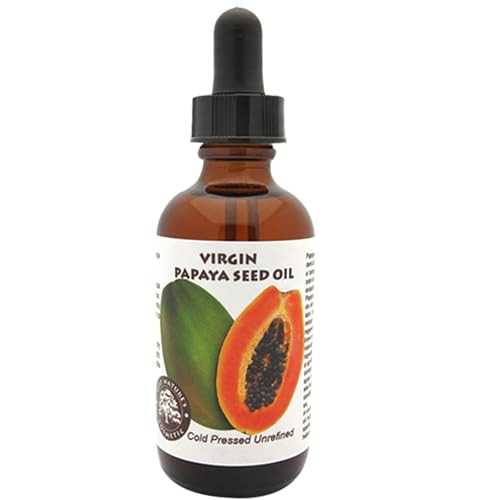 Best Natures Cosmetics Pure Papaya Seed Oil ColdPressed Organic Papaya Oil for Face Skin and Hair AntiAging Moisturizer