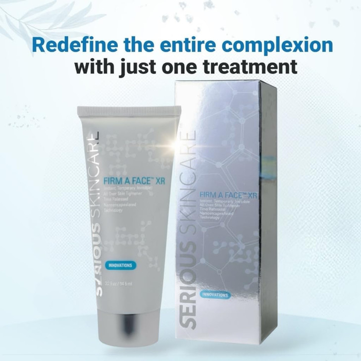 Serious Skincare Firm A Face XR Instant Temporary Skin Tightener Invisible Lift for Face and Neck with Retinol AntiAging
