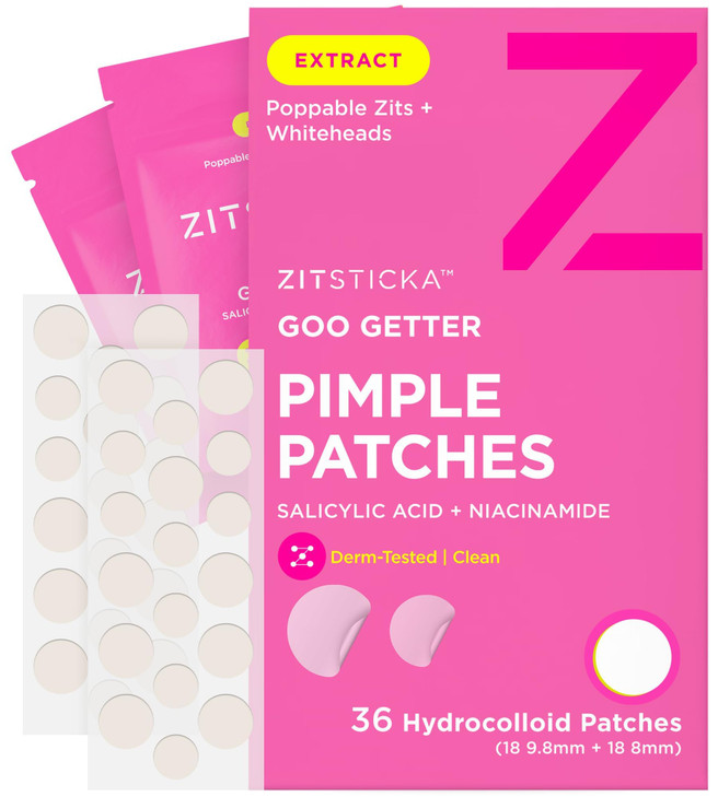 ZitSticka Pimple Patches for Face and Body Hydrocolloid Patches to Cover Zits Acne Patches or Zit Spot Stickers Body Pat