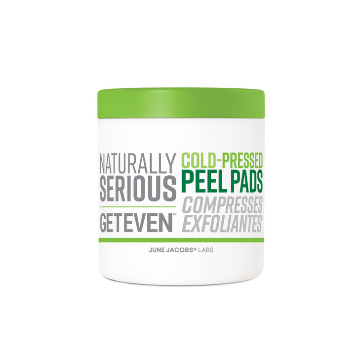 Naturally Serious Get Even ColdPressed Peel Pads Exfoliating Pads For Uneven Texture Peel Pads For Sensitive Skin Vegan