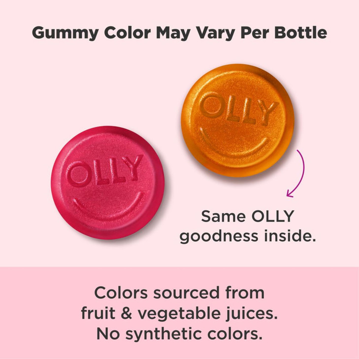 OLLY Undeniable Beauty Gummy, For Hair, Skin, Nails, Biotin, Vitamin C, Keratin, Chewable Supplement, Grapefruit, 30 Day Supply - 60 Count online at globaldelivered