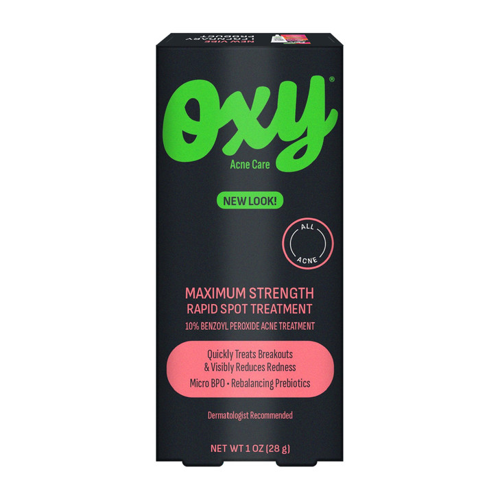 Oxy Rapid Acne Spot Treatment For Face Body Maximum Strength 10 Benzoyl Peroxide Acne Blemish Cream Medication for Acne