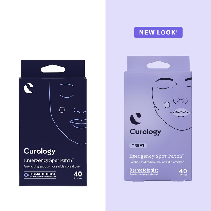 Curology Emergency Spot Pimple Patches for Face Hydrocolloid Pimple Patches FastActing 40 Count