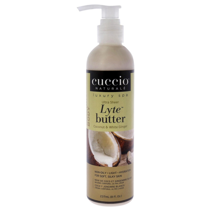 Cuccio Naturale Lyte Ultra-Sheer Body Butter - Replenishing Scented Moisturizer Cream - Deep Hydration To Repair Dry Skin - All Natural, Cruelty-Free online at globaldelivered