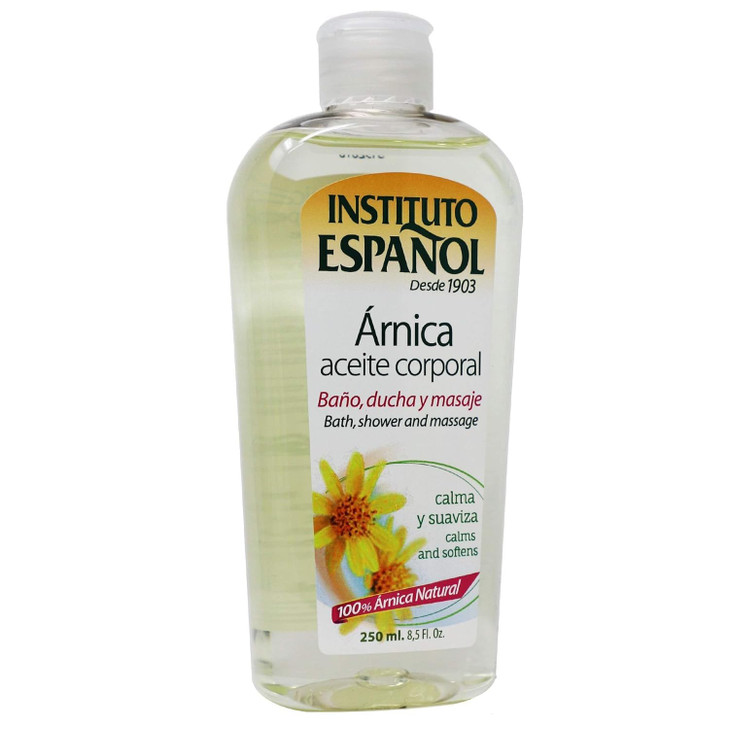 Instituto Espaol Arnica Oil Body Oil Fresh Fragrance 85 Fl Oz Bottle